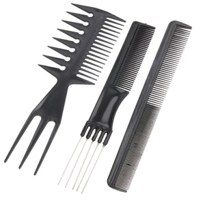 10 Piece Set Professional Hair Combs