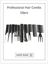 Load image into Gallery viewer, 10 Piece Set Professional Hair Combs